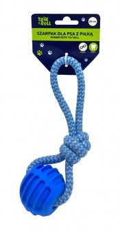 Szarpak dla Psa z piłką 20cm