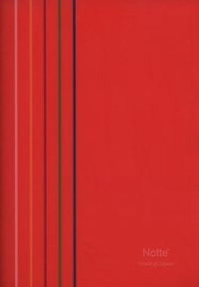 Zeszyt A4 Narcissus World of Colours w kratkę 80 kartek czerwony