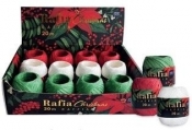 Rafia 20m Christmas 1szt