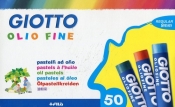 Kredki pastelowe olejne Giotto Olio Fine 50 kol.