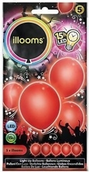Balony LED Czerwone (ILL80008)