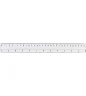 Linijka GRAND plastikowa z uchwytem - 30cm/12cali