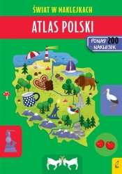 Atlas Polski. Świat w naklejkach - Patrycja Zarawska