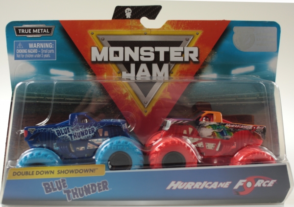 Monster Jam - Superterenówki 2-pak: Blue Thunder vs Hurricane Force (58702/20106669)