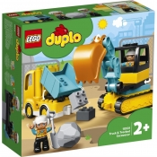 Lego Duplo 10931, Ciężarówka i koparka gąsienicowa