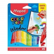 Flamastry do szyb Maped Colorpeps Window, 5 kolorów (844820)
