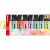 Zakreślacze Stabilo Boss Pastel, etui 8 kolorów (70/8-3)