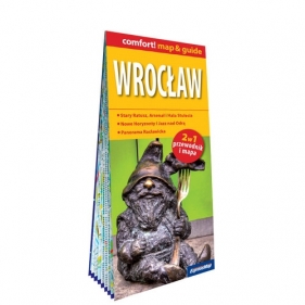 Wrocław laminowany map&guide (2w1: przewodnik i mapa)