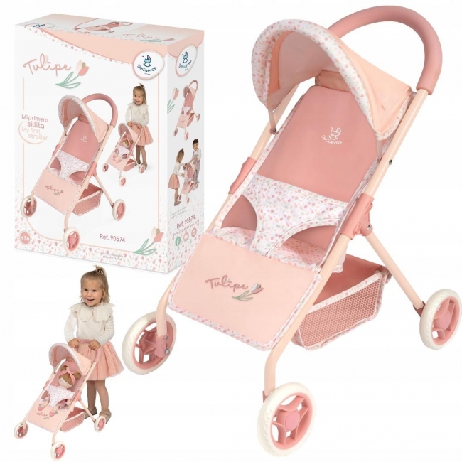 Wózek dla lalek spacerowy Tulipe
