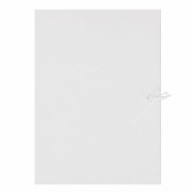 Teczka wiązana A4 papierowa biała