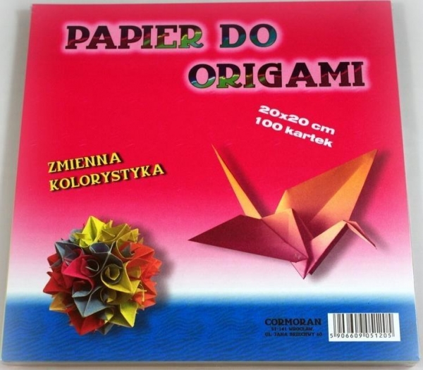 Papier do origami 20x20cm mix kolorów
