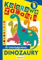 Kolorowe zadania do rozwiązywania. Dinozaury - Opracowanie zbiorowe