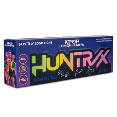 <img src='https://webimage.pl/pics/205/2/d5056563722205.jpg' style='height:440px' /> Lampka Multikolor K-POP Demon Hunters z logo Huntrix KD722205