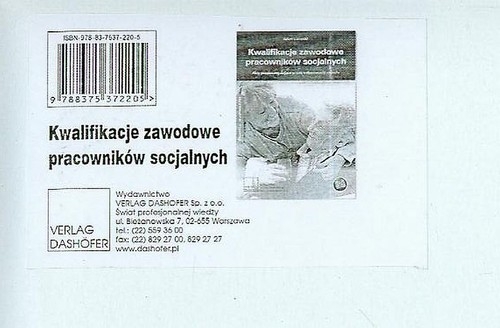 Kwalifikacje zawodowe pracowników socjalnych