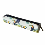 Piórnik mini prostkąt Egzotyczne tukany