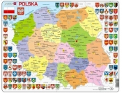 Układanka Mapa Polska polityczna 70 elementów