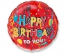 Balon foliowy Happy Birthday 45cm