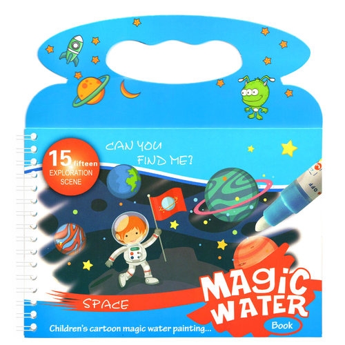 Magic Water Book. Space