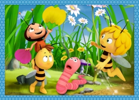 Puzzle 4w1: Przygody pszczółki Mai (34320)