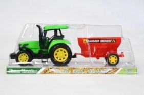 Traktor z przyczepą