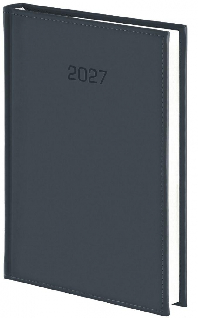Kalendarz 2027 A5 dzienny Vivella grafit
