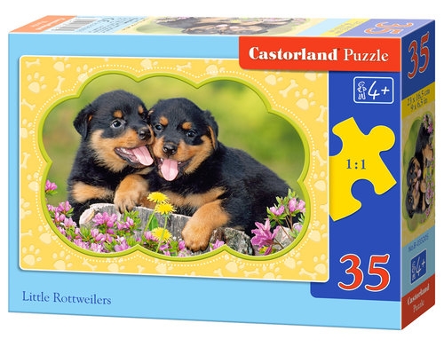 Puzzle Little Rottweilers 35 elementów (035205)