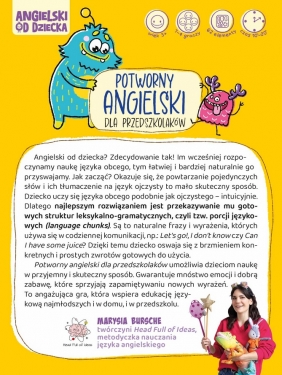Potworny angielski dla przedszkolaków - Justyna Kesler, Klaudyna Gębacka