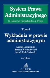 Wykładnia w prawie administracyjny. Tom 4 - Leszek Leszczyński, Marek Zirk-Sadowski