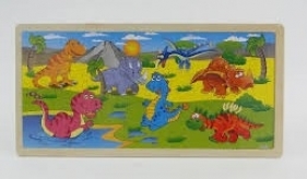 Układanka Puzzle - Dino 45x22x0,5cm