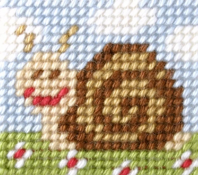 Haft. Moje pierwsze wyszywanie - Ślimak