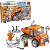 Klocki auto roboty drogowe 171el