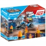 Playmobil Stuntshow: Starter Pack - Pokaz kaskaderski z quadem i płonącą