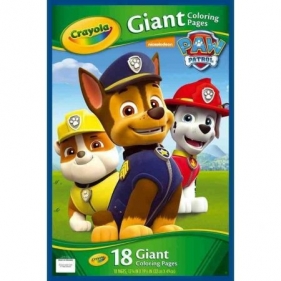 Gigantyczna kolorowanka Psi Patrol