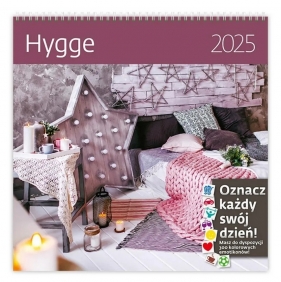 Kalendarz 2025 30x30 Hygge