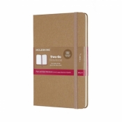 Notes linia tw. TWO-GO, kraft brown MOLESKINE