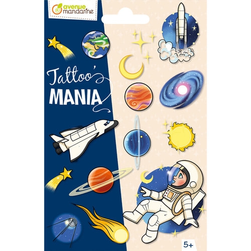 Tatuaże Zmywalne Kosmos Clairefontaine
