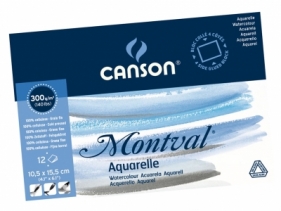 Blok do malowania akwarela Montval A3 300g.29,7x42 12ark. 807320