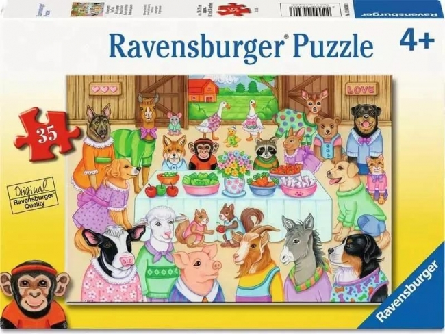Puzzle 2D 35 Folwark zwierzęcy