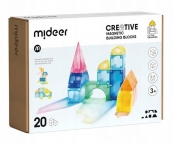 Klocki magnetyczne 3D, 20 el.
