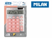 Kalkulator z dużymi klawiszami Milan Silver - Różowy (159906SLPBL)