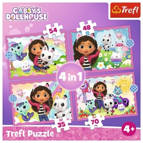 Trefl, Puzzle 54,48,35,70: Przygody Gabi (34620)