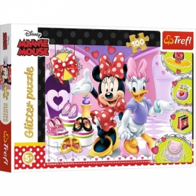 Puzzle Glitter 100: Minnie i błyskotki (14820)