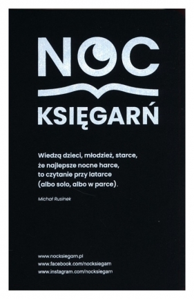 Notes Moleskine Noc Księgarń Wiedzą dzieci, młodzież… Cahier P