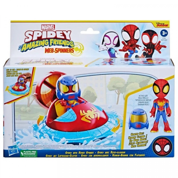 Figurka z pojazdem Spidey Hover Spinner (F6775/F7252)