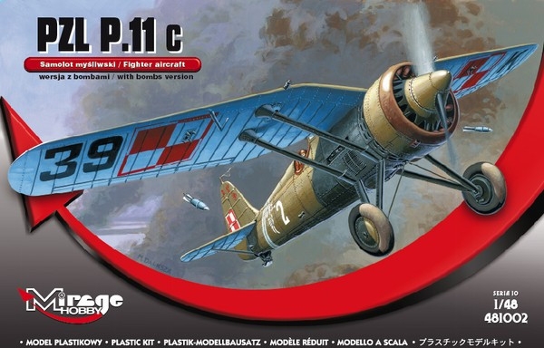 Model plastikowy  PZL P.11C 1/48 Edycja kit + model, 2 figurki (900002)