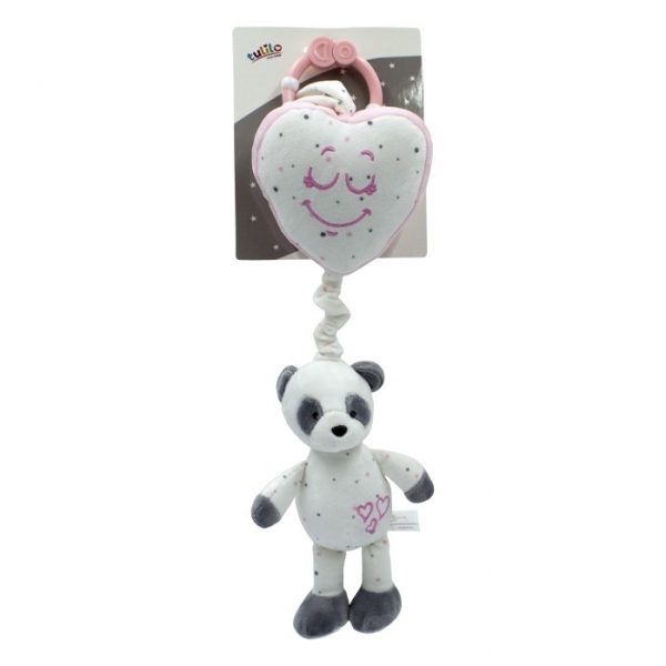 Pozytywka Panda różowa 35 cm (9120)