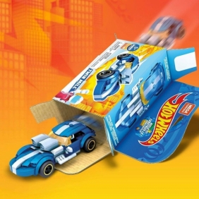 Hot Wheels: Zestaw klocków - Twin Mill (GVM31)