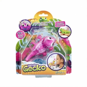 Maskotka interaktywna AniMagic Lets go Gecko Gekon różowy (926021/60207)