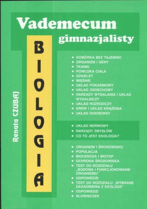 Vademecum gimnazjalisty Biologia