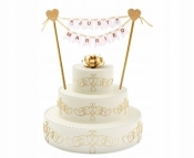 Dekoracja na tort Godan Just Married (QT-DTJM)